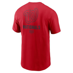 Washington Nationals Nike Large Logo Back Stack T-Shirt Discount