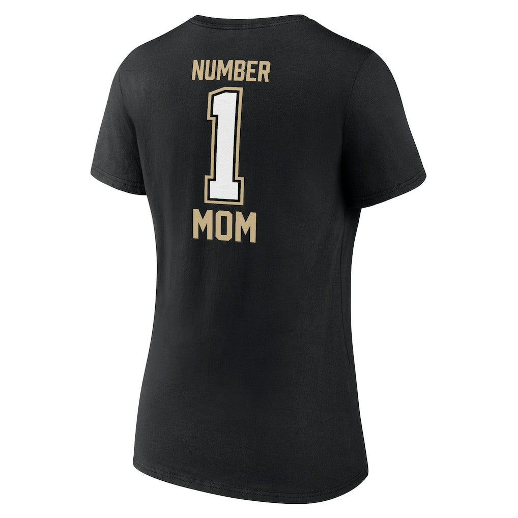 New Orleans Saints Women's Mother's Day V-Neck T-Shirt - Black - Fanatics