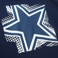 Dallas Cowboys Women's Gridiron Classics Big Face 7.0 Pullover Hoodie - Navy - Mitchell & Ness