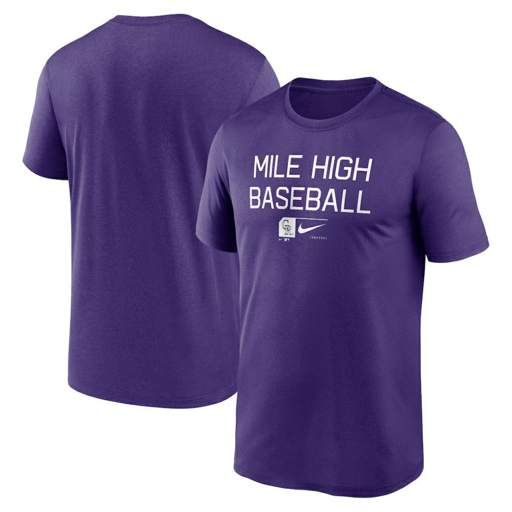 Colorado Rockies Nike Baseball Phrase Legend Performance T-Shirt Near Me