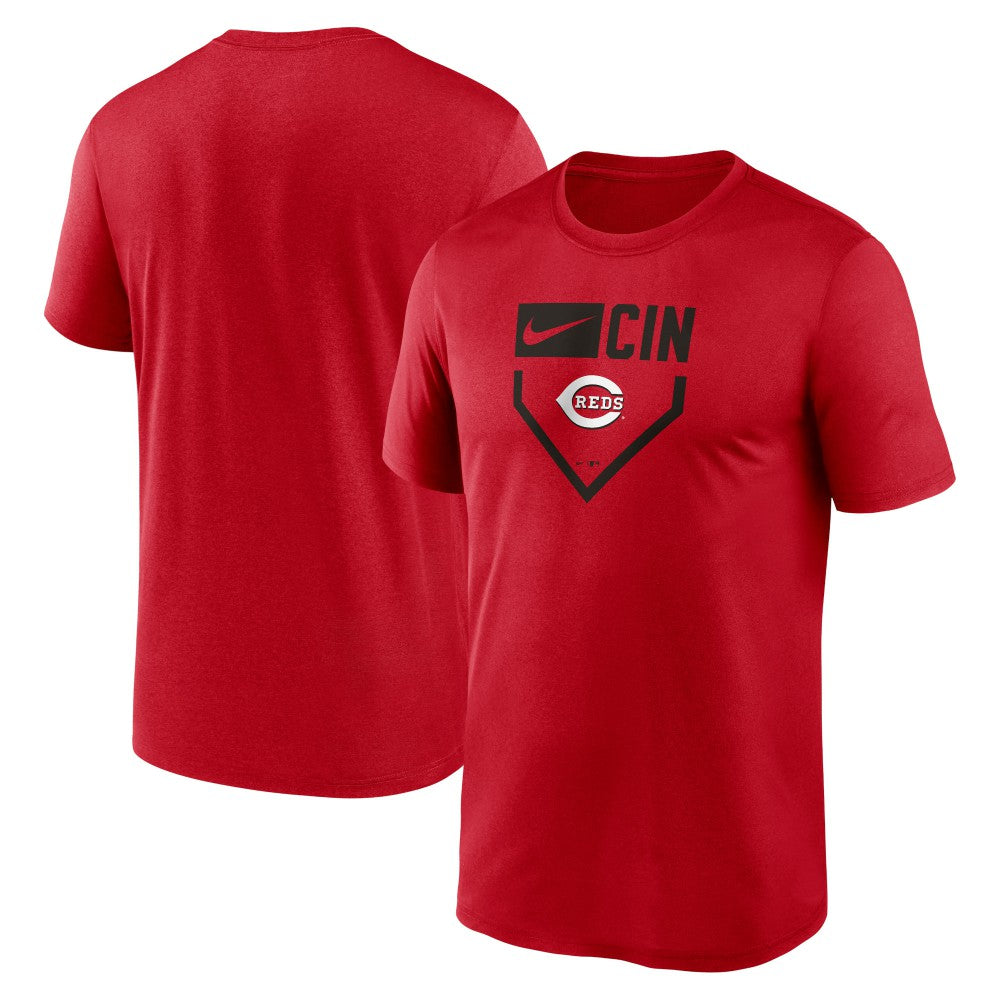 Cincinnati Reds Nike Home Plate Icon Legend Performance T-Shirt for sale