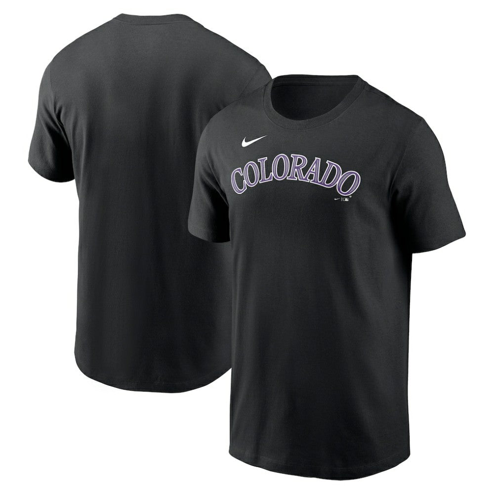 Colorado Rockies Nike Fuse Wordmark T-Shirt Outlet