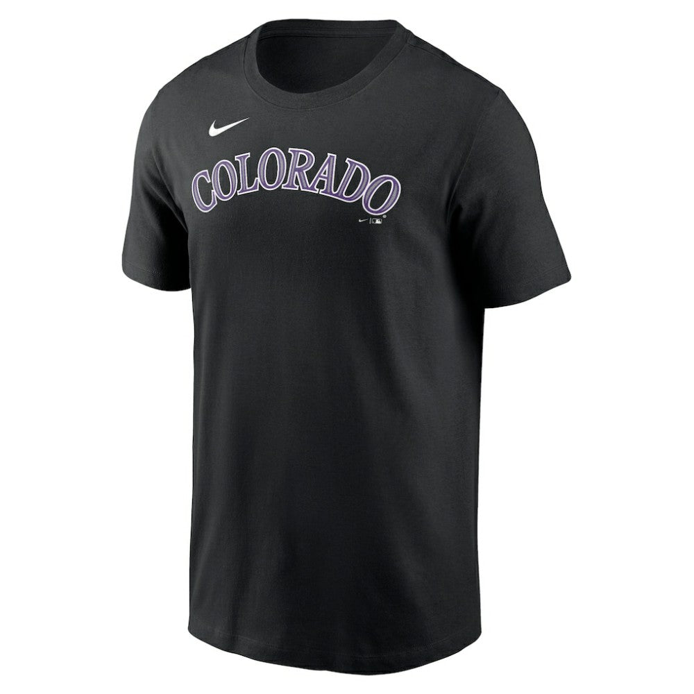 Colorado Rockies Nike Fuse Wordmark T-Shirt Outlet