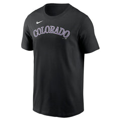 Colorado Rockies Nike Fuse Wordmark T-Shirt Outlet