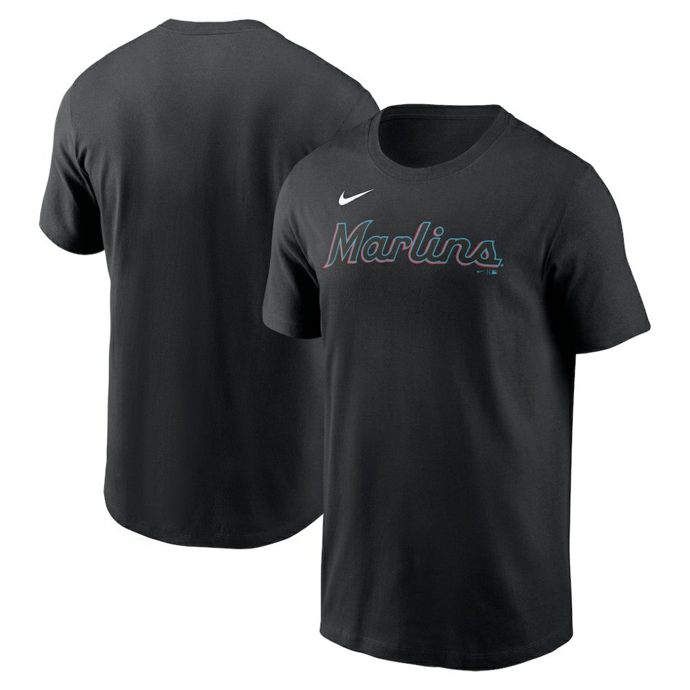 Miami Marlins Nike Fuse Wordmark T-Shirt Near Me