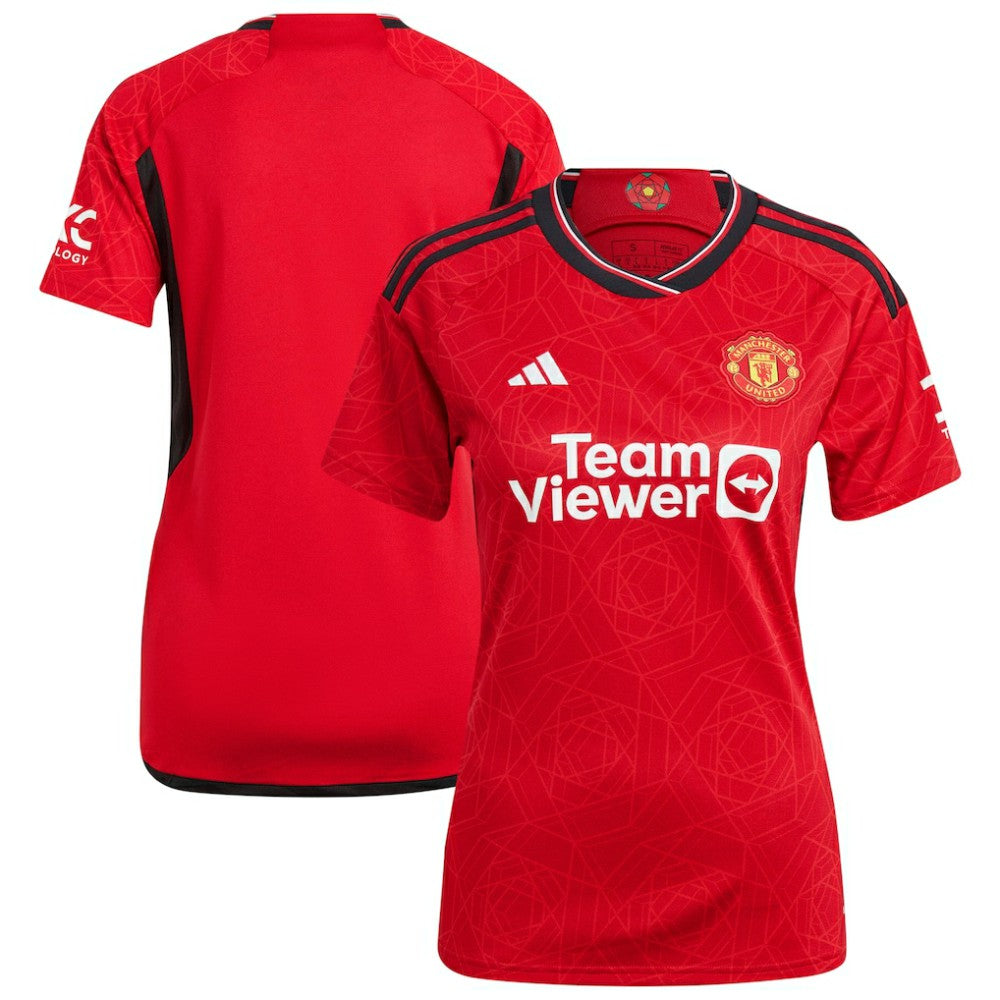 Adidas - Manchester United Women's 2023/24 Home Replica Jersey - Red