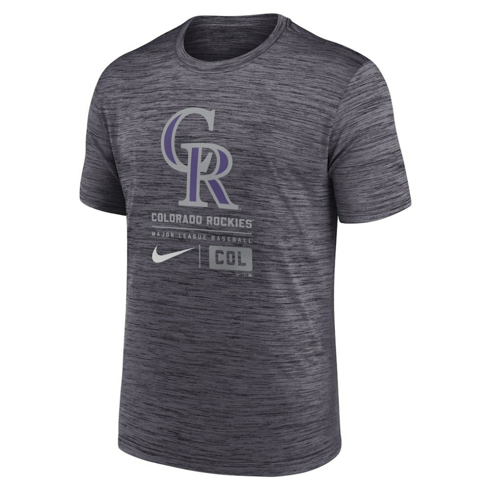 Colorado Rockies Nike Large Logo Velocity T-Shirt Sale