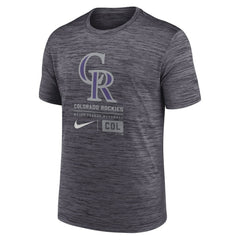 Colorado Rockies Nike Large Logo Velocity T-Shirt Sale