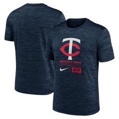 Minnesota Twins Nike Large Logo Velocity T-Shirt Near Me
