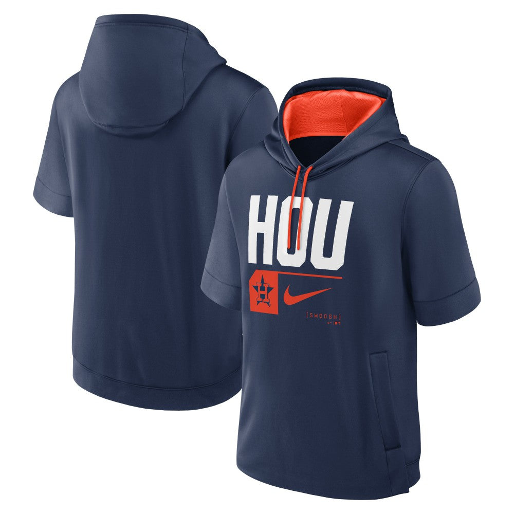 Houston Astros Nike Tri Code Lockup Short Sleeve Pullover Hoodie for sale
