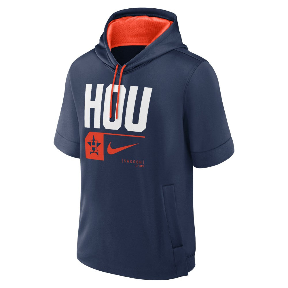Houston Astros Nike Tri Code Lockup Short Sleeve Pullover Hoodie for sale