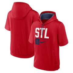St. Louis Cardinals Nike Tri Code Lockup Short Sleeve Pullover Hoodie Outlet