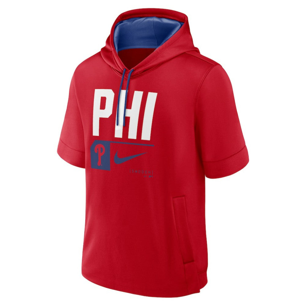 Philadelphia Phillies Nike Tri Code Lockup Short Sleeve Pullover Hoodie Online