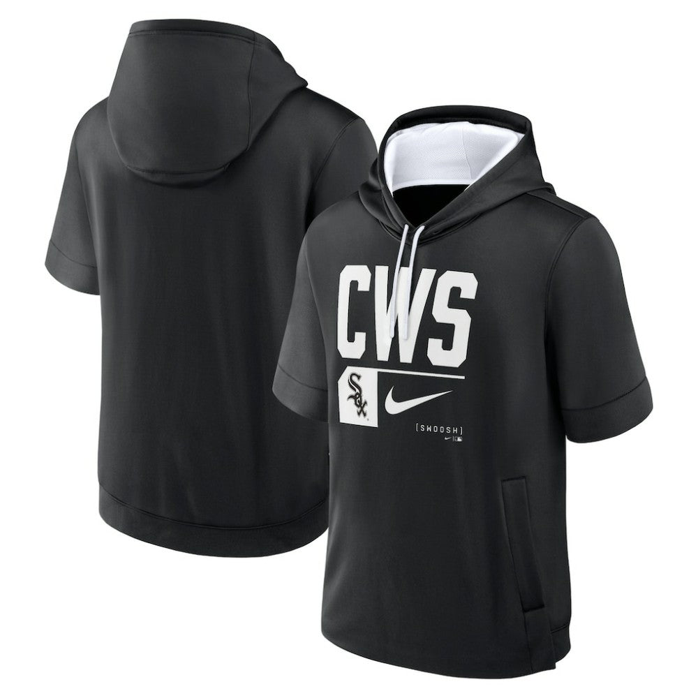 Chicago White Sox Nike Tri Code Lockup Short Sleeve Pullover Hoodie Online