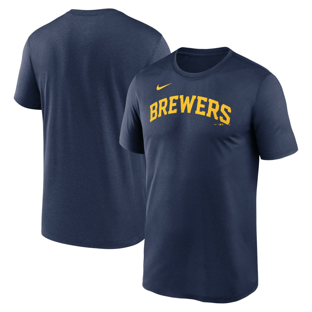 Milwaukee Brewers Nike Legend Fuse Wordmark T-Shirt  Online
