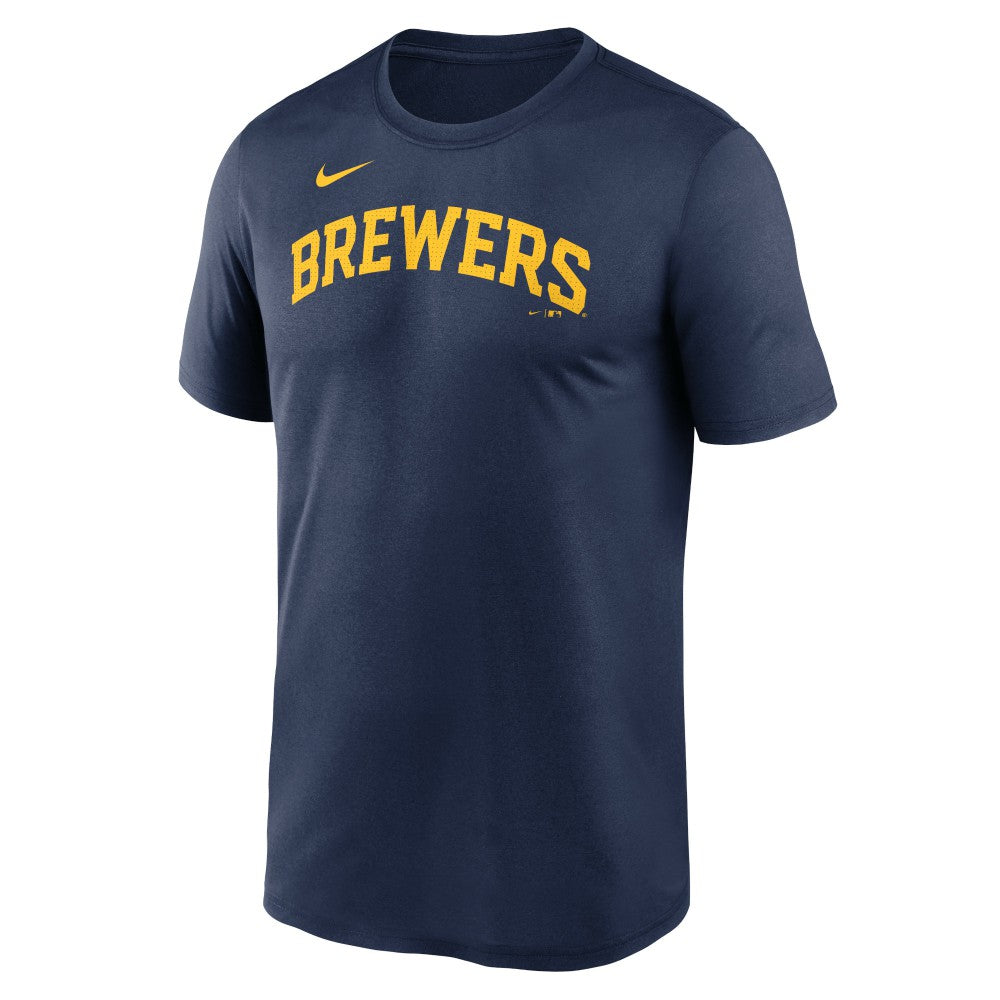 Milwaukee Brewers Nike Legend Fuse Wordmark T-Shirt  Online