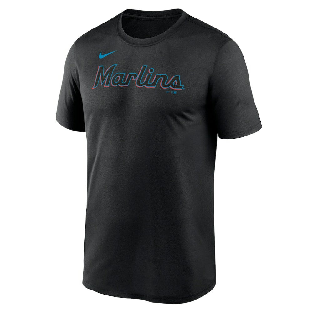 Miami Marlins Nike Legend Fuse Wordmark T-Shirt  Online