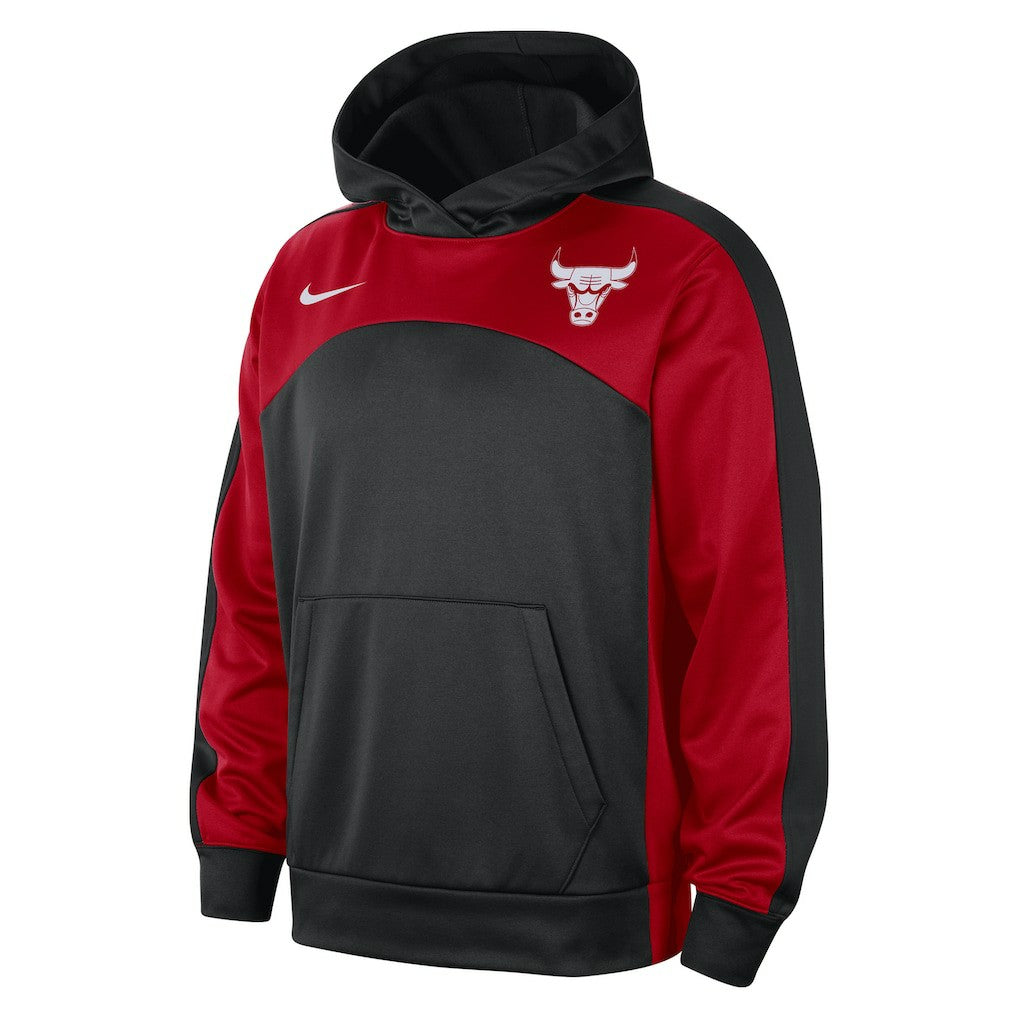 Nike Chicago Bulls Authentic Starting Five Force Performance Pullover Hoodie Black/Red