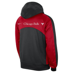Nike Chicago Bulls Authentic Starting Five Force Performance Pullover Hoodie Black/Red