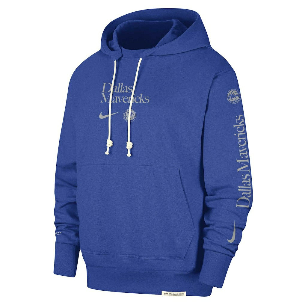 Nike Dallas Mavericks Authentic Performance Pullover Hoodie Blue