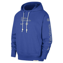 Nike Dallas Mavericks Authentic Performance Pullover Hoodie Blue