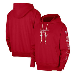 Nike Chicago Bulls Authentic Performance Pullover Hoodie Red