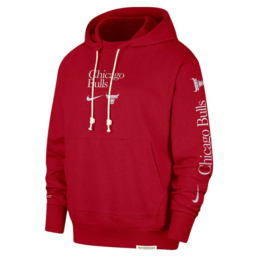 Nike Chicago Bulls Authentic Performance Pullover Hoodie Red
