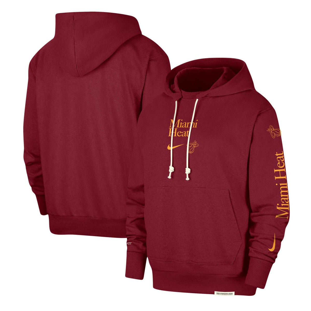 Nike Miami Heat Authentic Performance Pullover Hoodie Red
