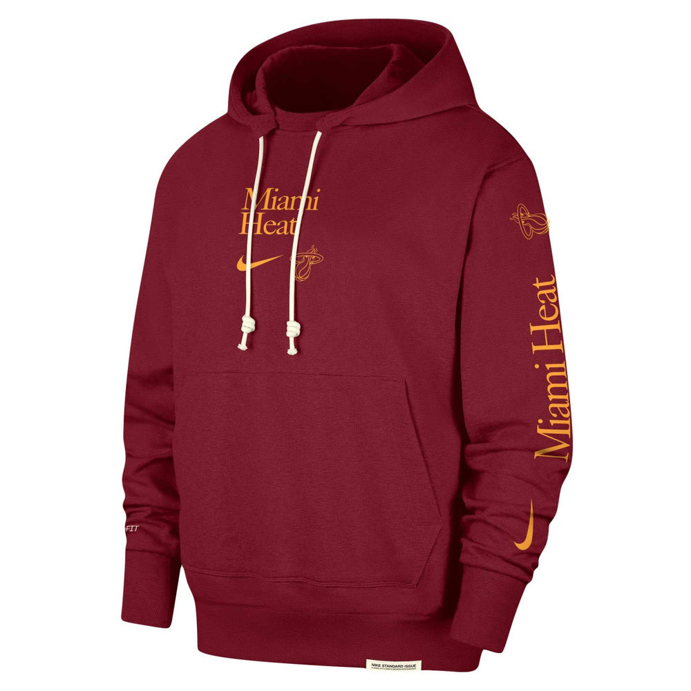 Nike Miami Heat Authentic Performance Pullover Hoodie Red