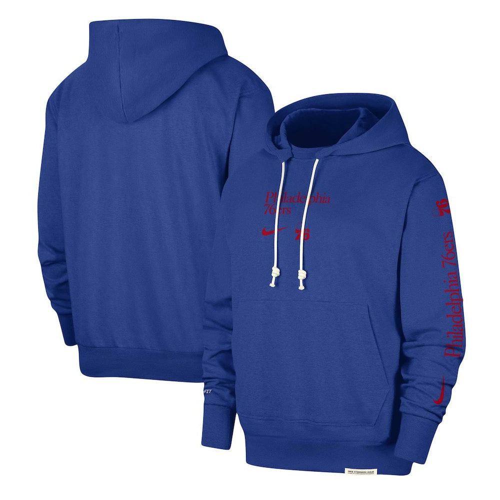 Nike Philadelphia 76ers Authentic Performance Pullover Hoodie Royal