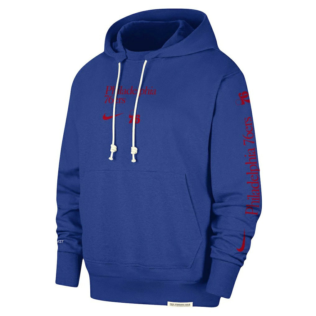 Nike Philadelphia 76ers Authentic Performance Pullover Hoodie Royal
