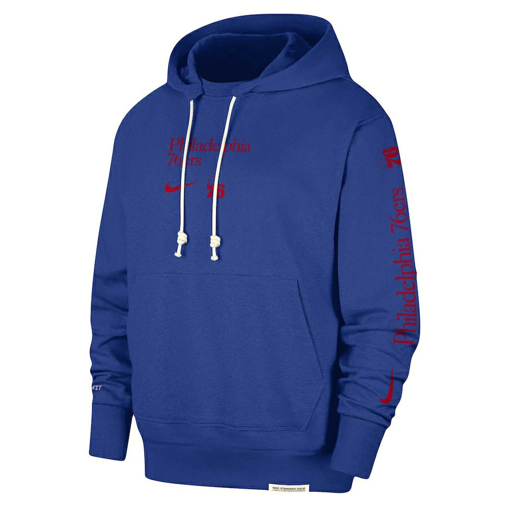 Nike Philadelphia 76ers Authentic Performance Pullover Hoodie Royal