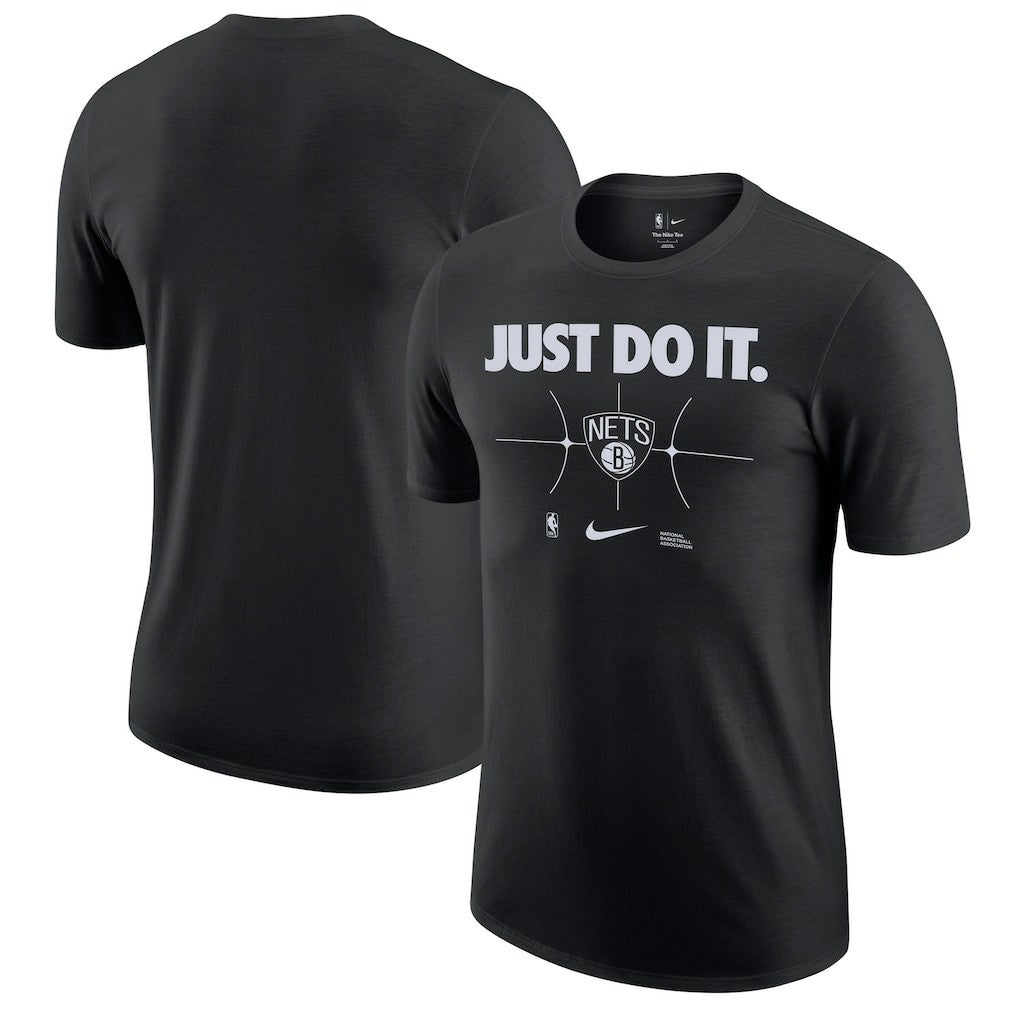 Nike Brooklyn Nets Just Do It T-Shirt Black