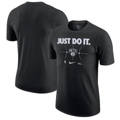 Nike Brooklyn Nets Just Do It T-Shirt Black