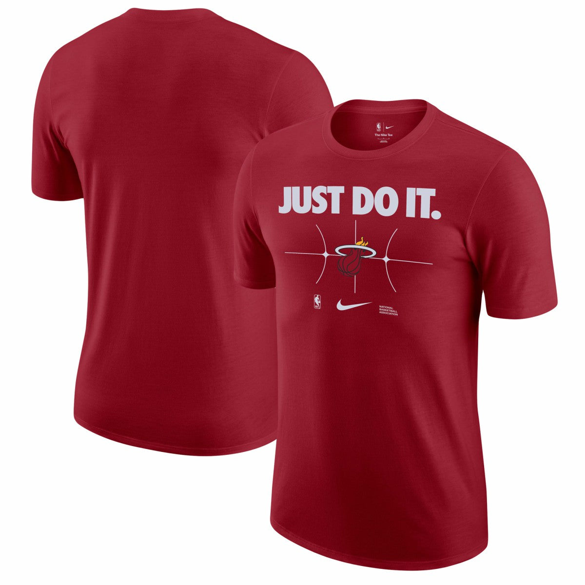 Nike Miami Heat Just Do It T-Shirt Red