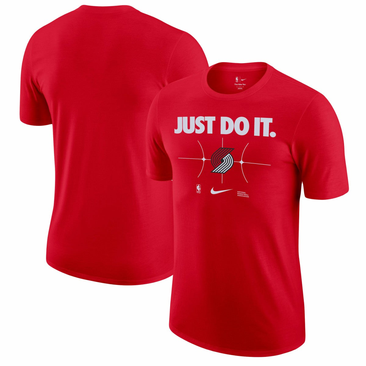 Nike Portland Trail Blazers Just Do It T-Shirt Red