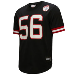 Lawrence Taylor New York Giants Big & Tall Mesh Player Name & Number Top - Black - Mitchell & Ness