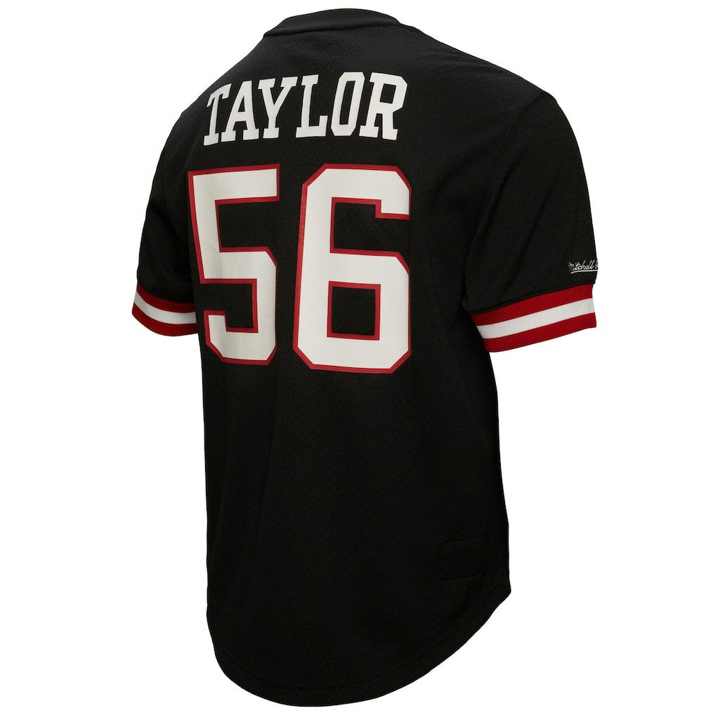 Lawrence Taylor New York Giants Big & Tall Mesh Player Name & Number Top - Black - Mitchell & Ness