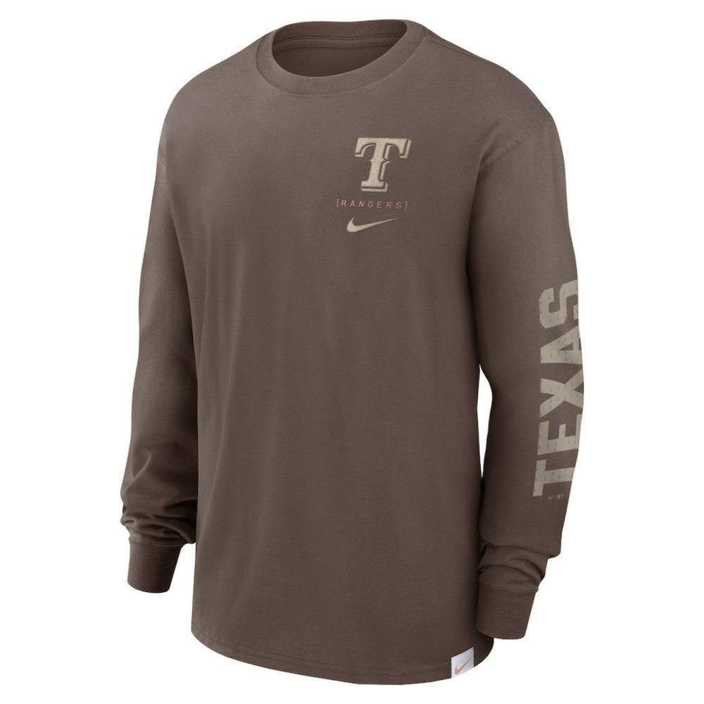Texas Rangers Nike Statement Max90 Long Sleeve T-Shirt Near Me