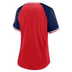 St. Louis Cardinals Fanatics Women's Glitz & Glam League Diva Raglan V-Neck T-Shirt Near Me
