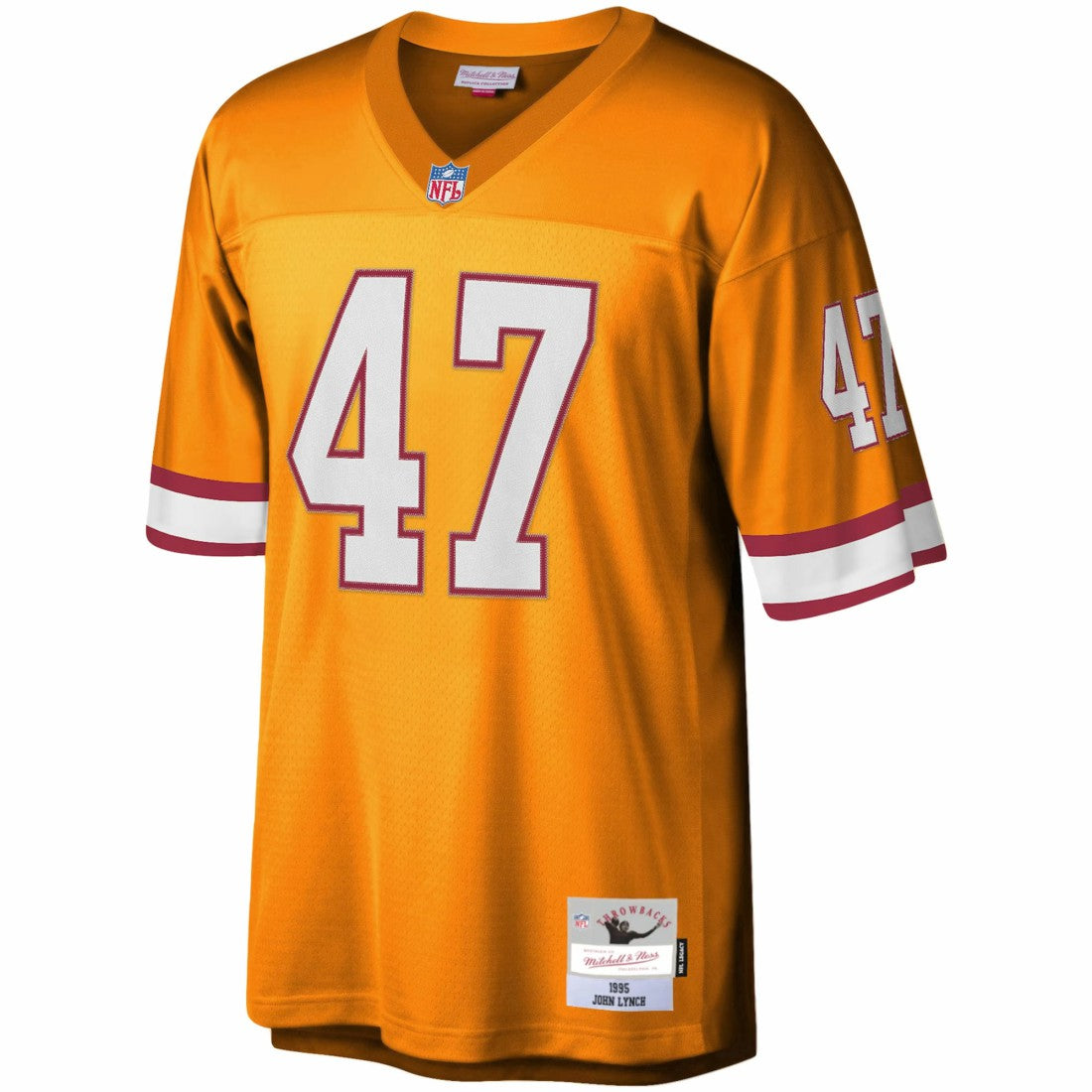 John Lynch Tampa Bay Buccaneers Big & Tall 1995 Legacy Retired Player Jersey - Orange - Mitchell & Ness