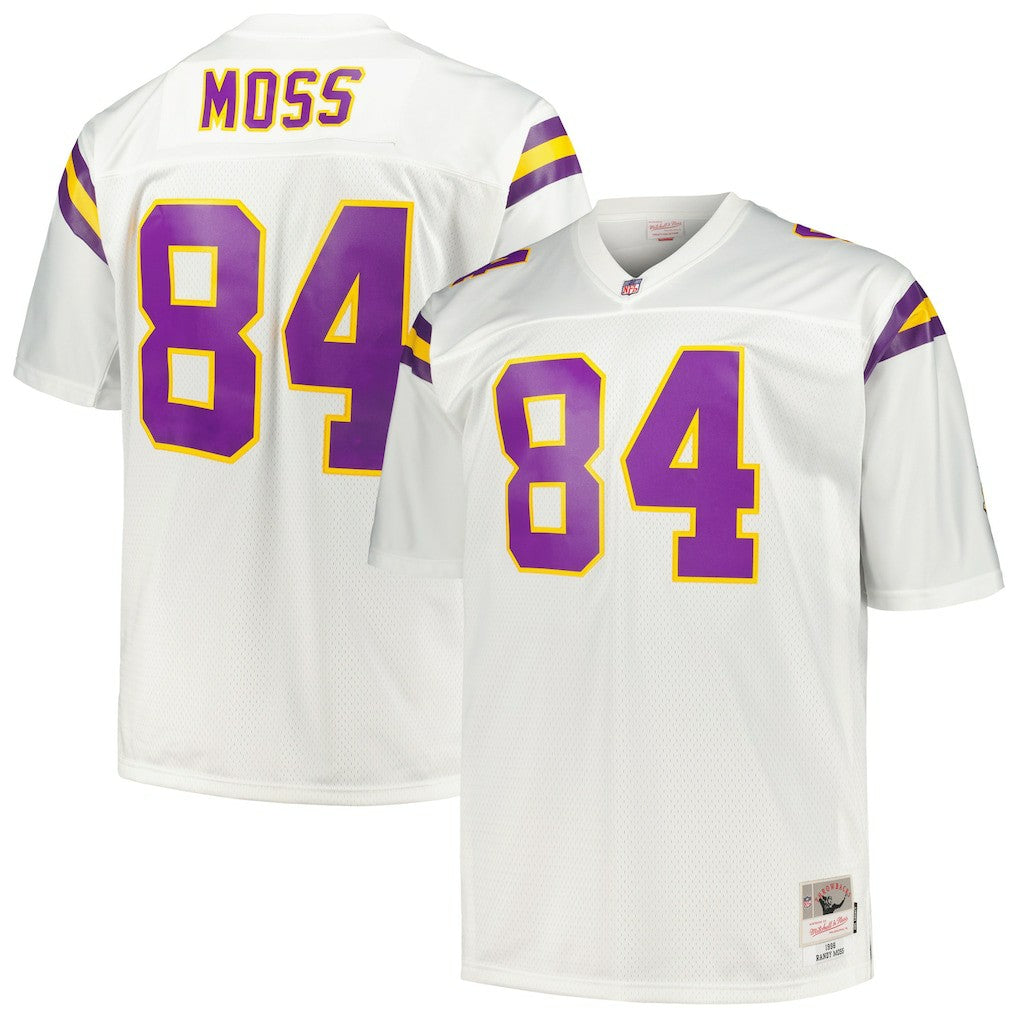 Randy Moss Minnesota Vikings Big & Tall 1998 Legacy Retired Player Jersey - White - Mitchell & Ness