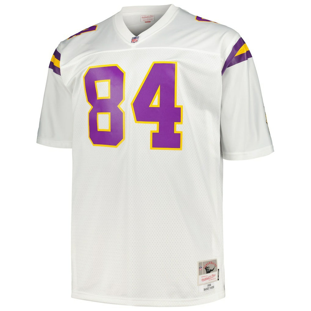 Randy Moss Minnesota Vikings Big & Tall 1998 Legacy Retired Player Jersey - White - Mitchell & Ness
