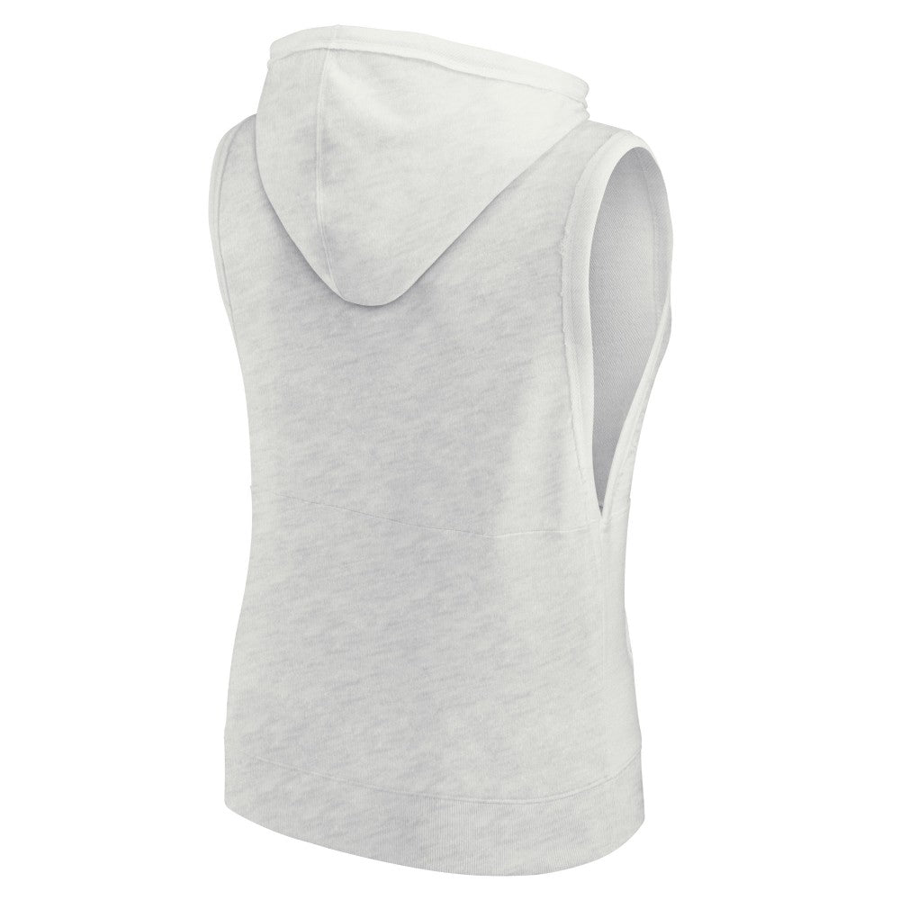 Los Angeles Dodgers Fanatics Women's Lounge Script Sleeveless Pullover Hoodie Sale