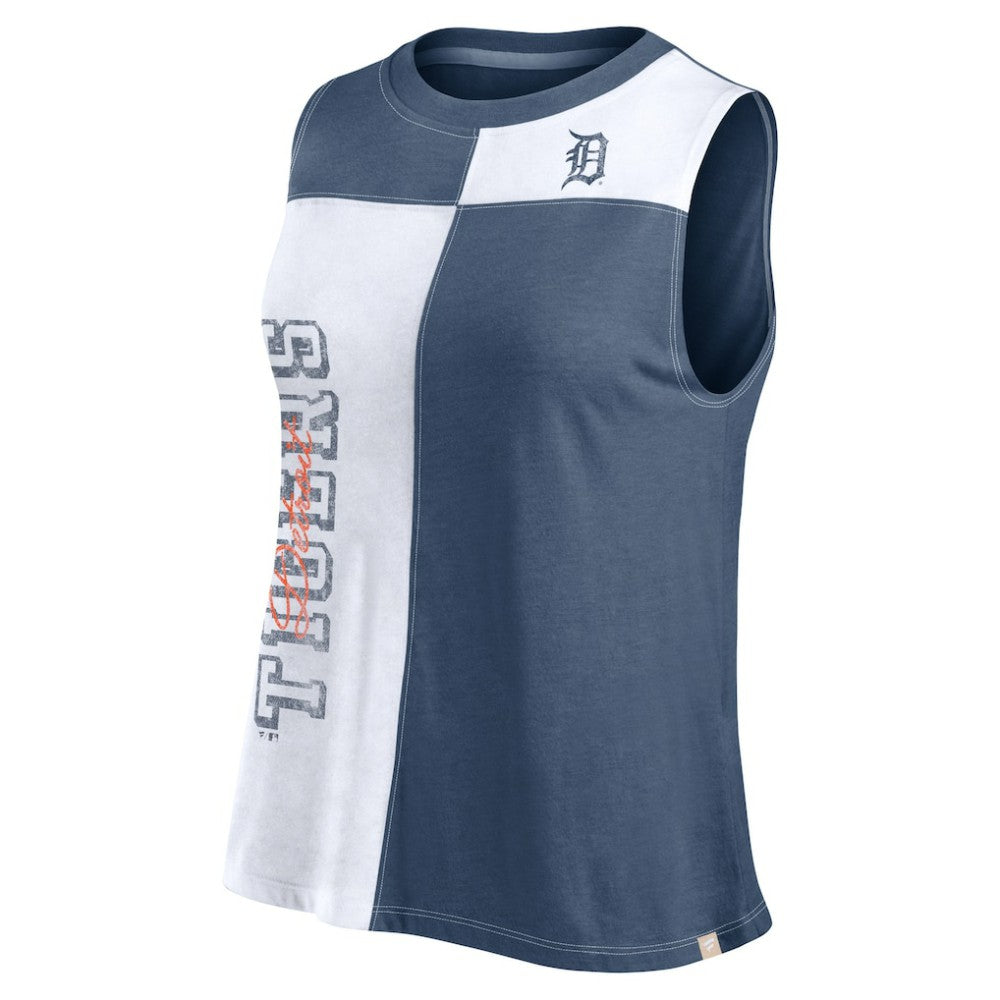 Detroit Tigers Fanatics Women's Color-Block Tank Top Sale