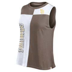 San Diego Padres Fanatics Women's Color-Block Tank Top Outlet