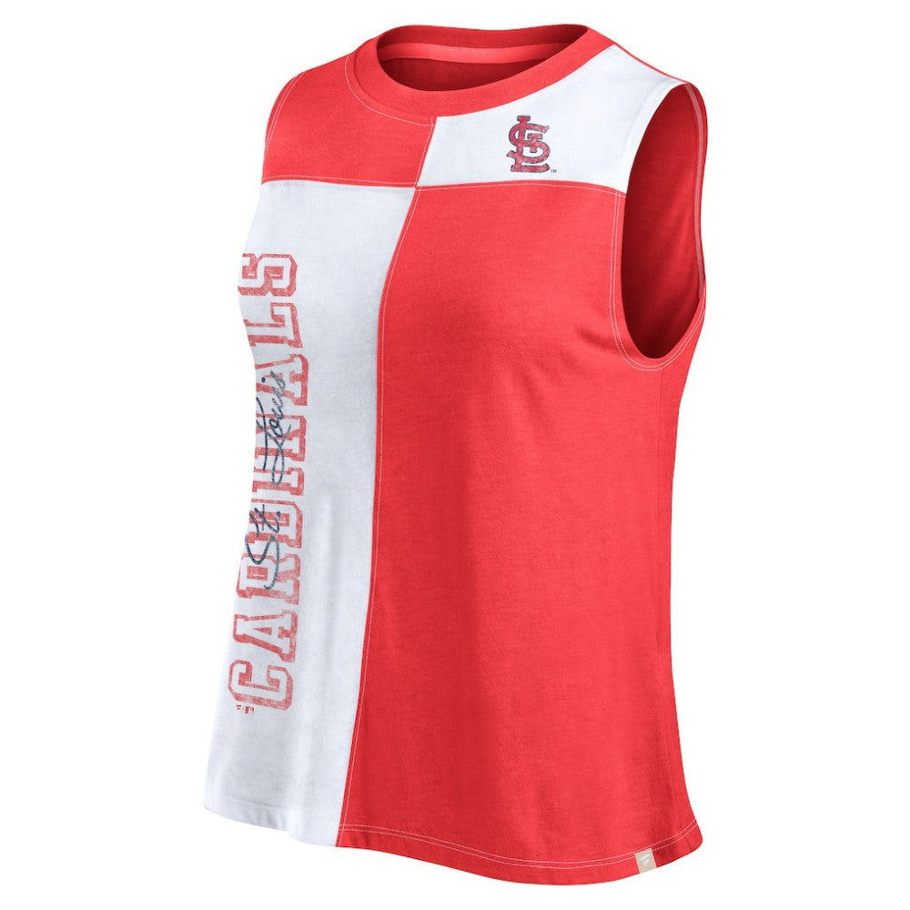 St. Louis Cardinals Fanatics Women's Color-Block Tank Top Sale