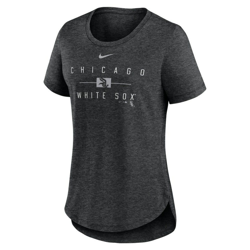 Chicago White Sox Nike Women's Knockout Team Stack Tri-Blend T-Shirt Near Me