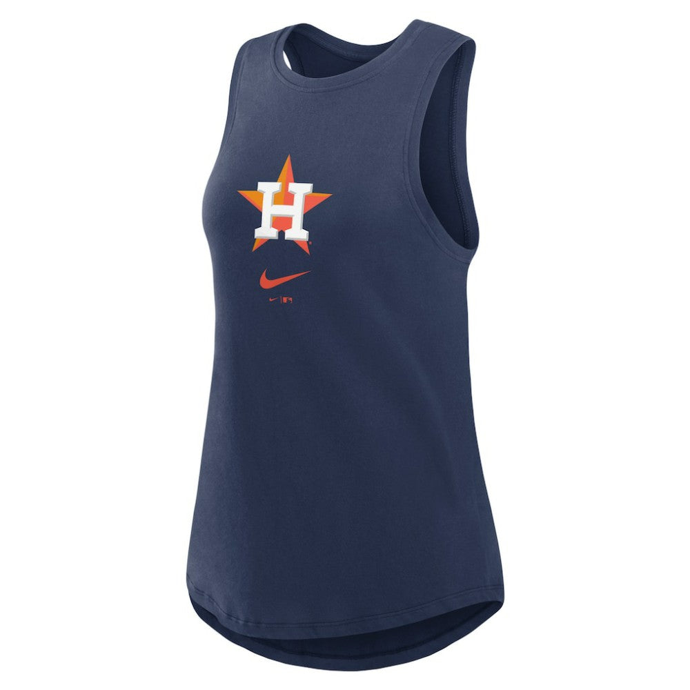 Houston Astros Nike Women's Legacy Icon High Neck Dri-FIT Tank Top for sale