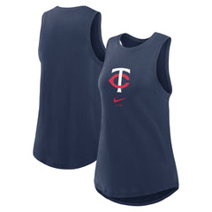 Minnesota Twins Nike Women's Legacy Icon High Neck Dri-FIT Tank Top Discount